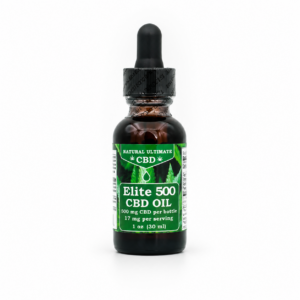 Elite 500 CBD Oil 1 oz hemp-derived CBD oil by Natural Ultimate CBD