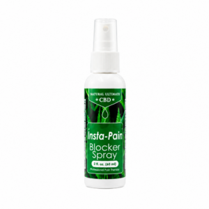 CBD Insta-Pain Blocker Spray 2 oz topical spray by Natural Ultimate CBD for everyday muscle and joint comfort