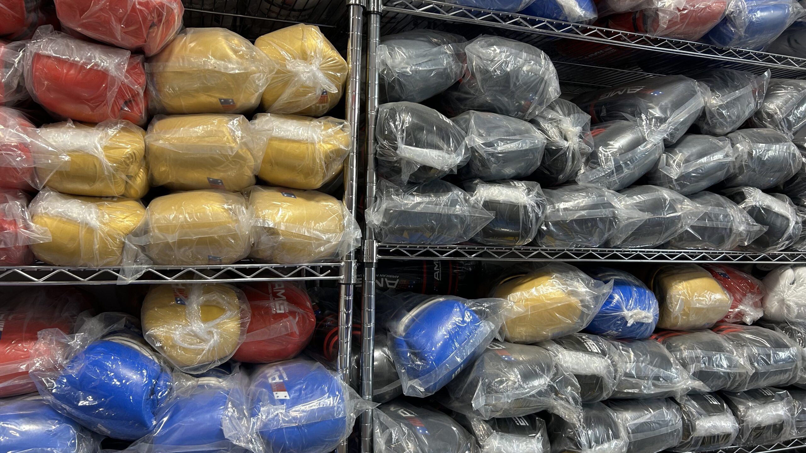 American Made Gear boxing gloves and training equipment stocked at the Long Beach California store